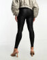 Spanx Mama faux leather leggings in black