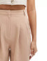 Miss Selfridge tailored wide leg trouser in taupe