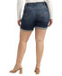 Plus Size Boyfriend Mid Rise Shorts