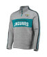 Men's Heathered Gray Jacksonville Jaguars Mario Quarter-Zip Jacket