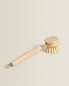 Wooden tableware brush