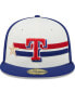 Men's Cream/Royal Texas Rangers 2024 MLB All-Star Game Workout 59FIFTY Fitted Hat