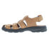 Propet Hunter Fisherman Mens Brown Casual Sandals MSO043L-TAN