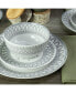 Arabesque 12-Piece Dinnerware Set, Service for 4