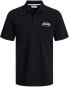 Pánské polo triko JJEJOSH Standard Fit 12247387 Black