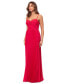 Women's Ruched Pleated Gown