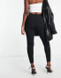 ASOS DESIGN Hourglass high waist skinny fit tailored trousers in black