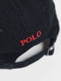 Polo Ralph Lauren baseball cap with red player logo in black