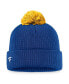 Men's Royal Buffalo Sabres Team Cuffed Knit Hat with Pom