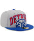 Men's Gray, Blue Detroit Pistons Tip-Off Two-Tone 59FIFTY Fitted Hat