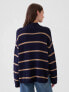 navy blue and khaki tan stripe