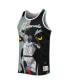 Men's Kevin Garnett Black and Gray Minnesota Timberwolves Sublimated Player Tank Top