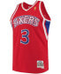 Men's Allen Iverson Red Philadelphia 76Ers 1996-97 Hardwood Classics Swingman Jersey