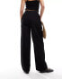 Kaiia wide leg jeans in black