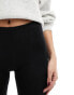 Pieces high waisted leggings in black