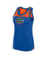 Women's Royal Florida Gators Crosley Colorblock Tank Top