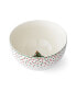 Christmas Tree Polka Dot Rice Bowls, Set of 4