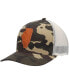 Men's Camo Illinois Icon Woodland State Patch Trucker Snapback Hat