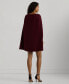 Women's Georgette Cape Dress