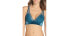 Honeydew Women's Isabella Flirty Lace &Velvet Triangle Blue Garland Bra Sz. 32C