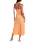 Jl Luxe Midi Dress Women's Orange L