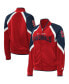 Women's Red St. Louis Cardinals Touchdown Raglan Full-Zip Track Jacket