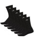 Men's Cushioned Athletic 6-Pack Crew Socks