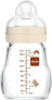 Babyflasche aus Glas Feel Good matt, creme, von Geburt an, 170 ml, 1 St