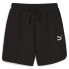 Puma Classics Waffle Drawstring Shorts Mens Black Casual Athletic Bottoms 624252