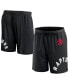 Men's Black Toronto Raptors Free Throw Mesh Shorts