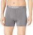 Nick Graham 188209 Mens Contour Fitting Solid Boxer Brief Slate Size Small