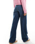 JJXX Tokyo high waisted wide leg jeans in mid blue wash