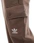 adidas Originals essentials cargo joggers in brown