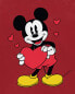 Toddler Mickey Mouse Valentine's Day Tee - Red 4T