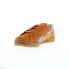 Reebok Club C Grounds UK Mens Orange Suede Lace Up Lifestyle Sneakers Shoes 10.5