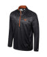 Men's Black Texas Longhorns The Machine Half-Zip Jacket