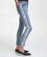 Petite Logo-Tape Mid-Rise Skinny Jeans, First@Macy's