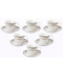 Floral Espresso Set, 12 Piece