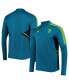 Men's Teal Juventus Team Training AEROREADY Quarter-Zip Top