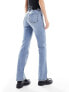 Stradivarius Tall straight leg jean in medium wash blue