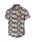 Men's Green Oakland Athletics Floral Linen Button-Up Shirt