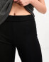 Vero Moda jersey flares with high waist in black