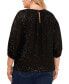 Plus Size Sequined Dolman-Sleeve Top