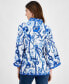 Women's Printed Reversible Open-Front Kimono, Created for Macy's