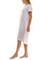 Women's Short-Sleeve V-Neck Sleep Dress