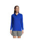 Women's School Uniform Long Sleeve Mesh Polo Shirt