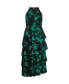 Plus Size Joelle Print High Neck Maxi Dress