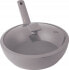 Patelnia Berlinger Haus WOK TYTANOWY Z POKRYWĄ 28cm BERLINGER HAUS BH-8094 TAUPE