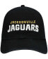 Men's Black Jacksonville Jaguars Clean Up Script Adjustable Hat