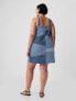 Patchwork Denim Mini Dress